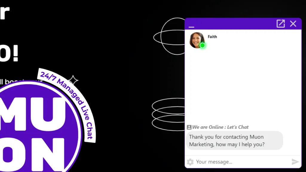 Pronto Chat's 24-7 fully managed live chat