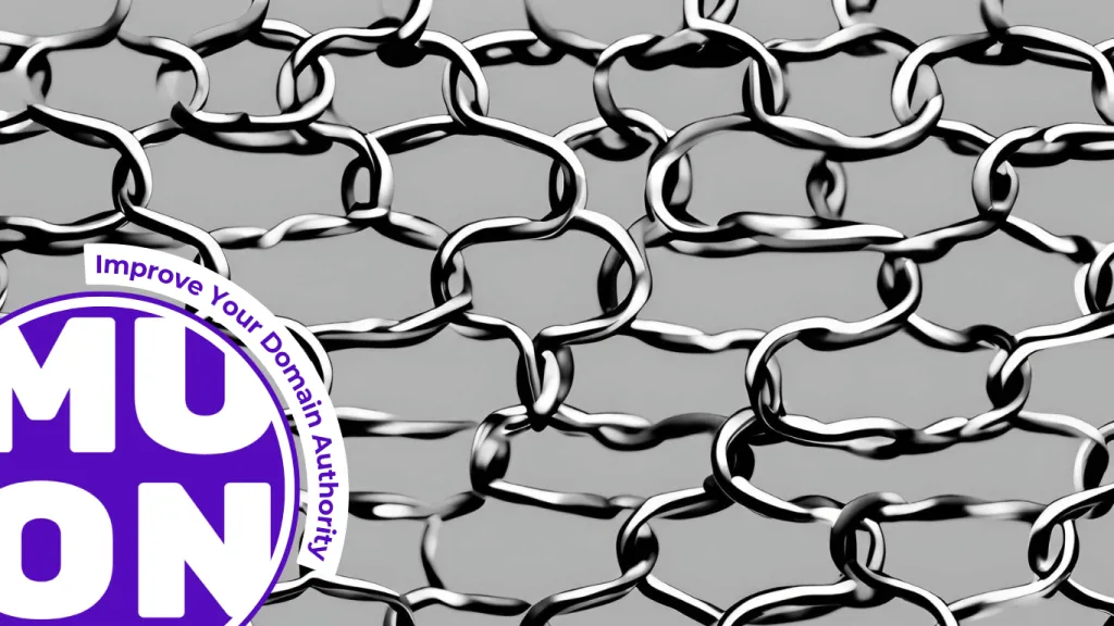 backlinks representing a website's domain authoirty