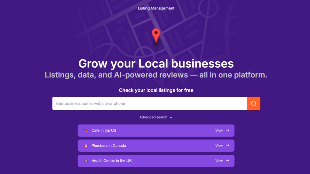 semrush local citation building service
