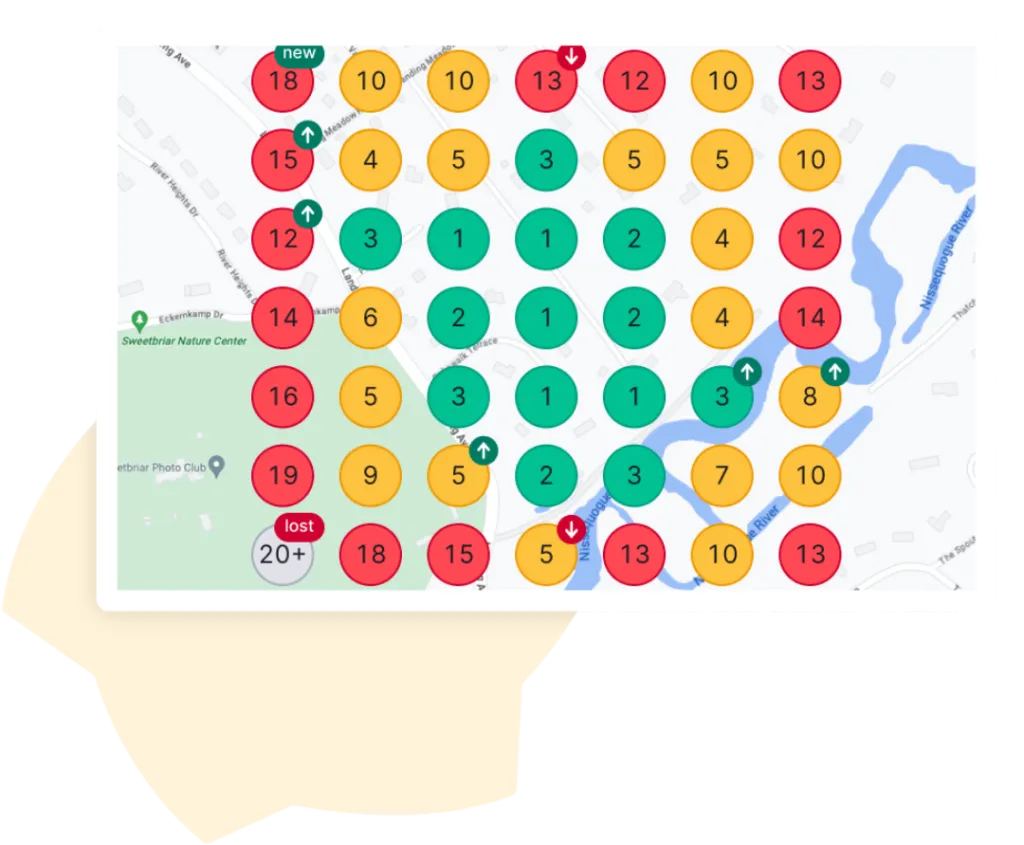 Google maps Geogrids